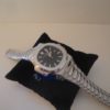 patek philippe replica nautilus black dial skeletron acciaio orologio imitazione