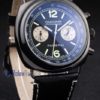 Panerai replica radiomir chronograph dial panda pro-hunter pvd strip leather imitazione copia