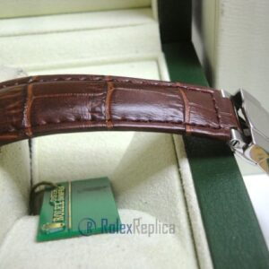 rolex replica daydate white gold charry strip leather orologio replica copia imitazione