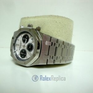audemars piguet replica chrono royal oak leo messi acciaio white dial panda imitazione copia