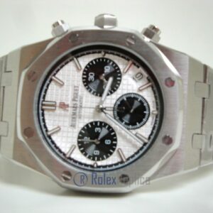 audemars piguet replica chrono royal oak leo messi acciaio white dial panda imitazione copia