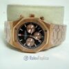 audemars piguet replica chrono royal oak leo messi rose gold black dial imitazione copia