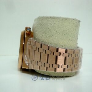 audemars piguet replica chrono royal oak leo messi rose gold black dial imitazione copia