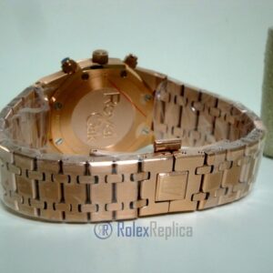 audemars piguet replica chrono royal oak leo messi rose gold black dial imitazione copia