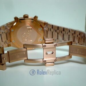 audemars piguet replica chrono royal oak leo messi rose gold black dial imitazione copia
