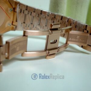 audemars piguet replica chrono royal oak leo messi rose gold black dial imitazione copia