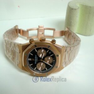 audemars piguet replica chrono royal oak leo messi rose gold black dial imitazione copia