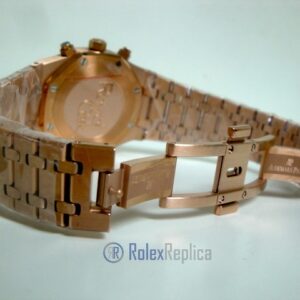 audemars piguet replica chrono royal oak leo messi rose gold white dial panda imitazione copia