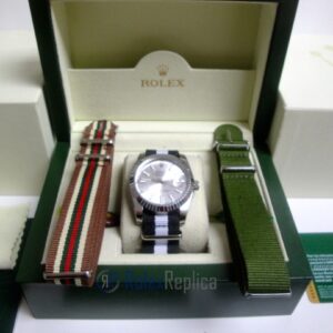 rolex replica datejust acciaio argentèè cordura orologio imitazione