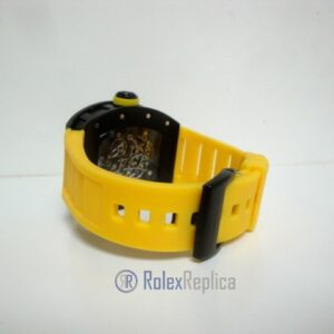 richard mille replica RM61-01 baby blake skeletron yellow limited edition strip rubber-b