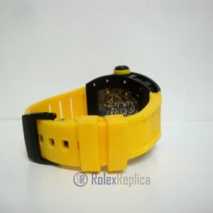 richard mille replica RM61-01 baby blake skeletron yellow limited edition strip rubber-b