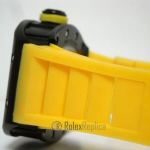 richard mille replica RM61-01 baby blake skeletron yellow limited edition strip rubber-b