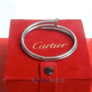 Cartier replica gioiello bracciale juste un clou oro bianco