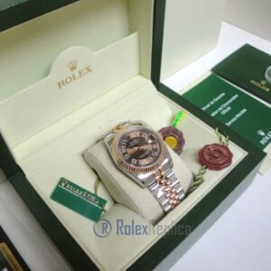 rolex replica datejust acciaio rose gold brown dial jubilèè orologio imitazione