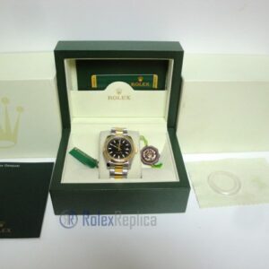 rolex replica datejust acciaio oro oyster black dial barrette orologio imitazione