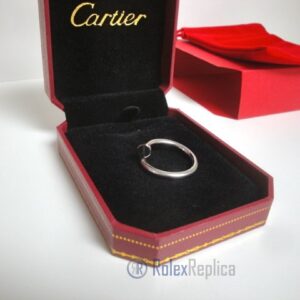 Cartier replica gioiello anello juste un clou white gold