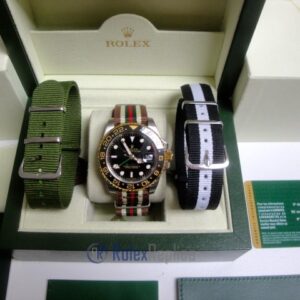 rolex replica GMT master II acciaio oro ceramica cordura by gucci orologio replica