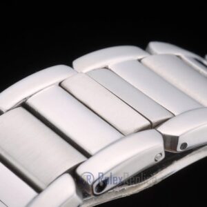 Cartier replica tank americaine acciaio brillantini bezel orologio imitazione perfetta