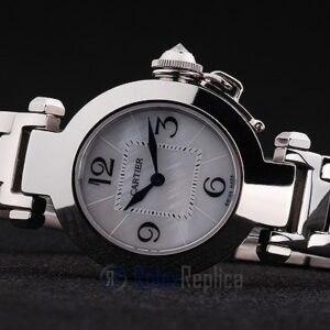 Cartier replica pasha white dial acciaio orologio imitazione perfetta