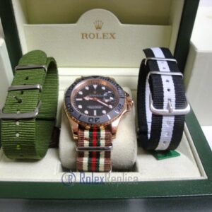 rolex replica yacht master I rose gold in cordura by gucci orologio replica