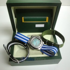 patek philippe replica nautilus blue dial cordura orologio imitazione