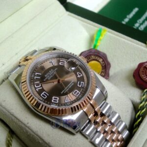 rolex replica datejust acciaio rose gold brown dial jubilèè orologio imitazione