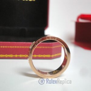 Cartier replica gioiello anello love rose gold