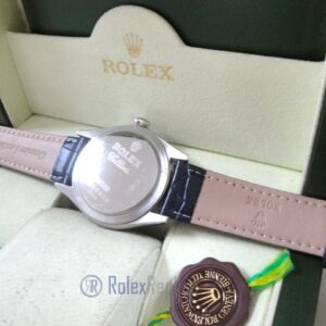 rolex replica cellini date blue dial orologio replica cinturino pelle