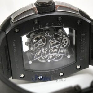 richard mille replica RM61-01 baby blake pvd skeletron limited edition strip rubber-b