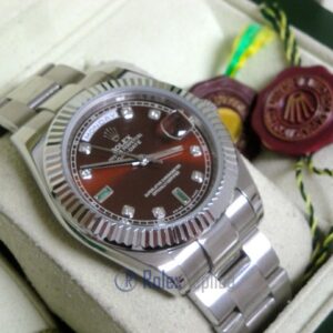 rolex replica daydate ll acciaio cherry dial oyster orologio replica copia imitazione