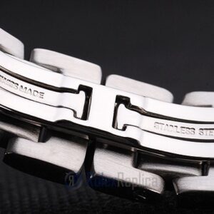 Cartier replica tank francaise acciaio oro white dial orologio imitazione perfetta