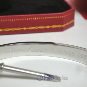 Cartier replica gioiello bracciale love oro bianco
