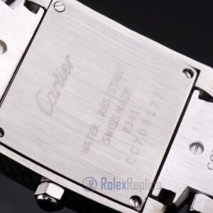 Cartier replica tank francaise acciaio oro white dial orologio imitazione perfetta