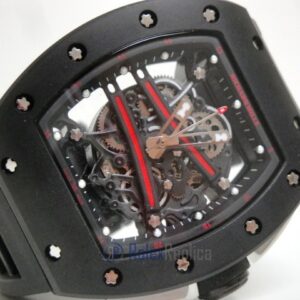 richard mille replica RM61-01 baby blake pvd skeletron limited edition strip rubber-b