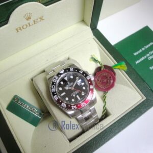 rolex replica GMT master II rosso nero RSNR ceramica orologio replica