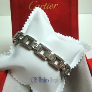 Cartier replica gioiello bracciale diamond oro bianco