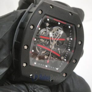 richard mille replica RM61-01 baby blake pvd skeletron limited edition strip rubber-b