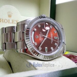 rolex replica daydate ll acciaio cherry dial oyster orologio replica copia imitazione