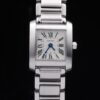 Cartier replica tank francaise acciaio white dial orologio imitazione perfetta
