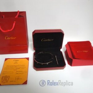 Cartier replica gioiello bracciale love oro rosa