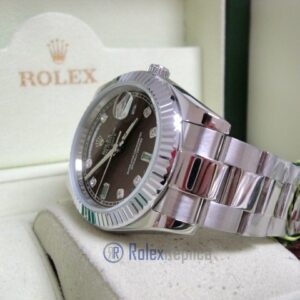 rolex replica daydate ll acciaio cherry dial oyster orologio replica copia imitazione