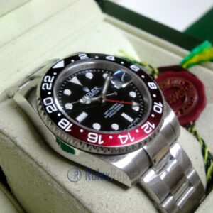 rolex replica GMT master II rosso nero RSNR ceramica orologio replica