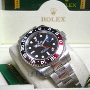 rolex replica GMT master II rosso nero RSNR ceramica orologio replica