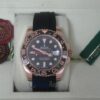 rolex replica GMT master II ceramica rose gold strip rubber orologio replica