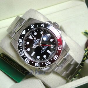rolex replica GMT master II rosso nero RSNR ceramica orologio replica