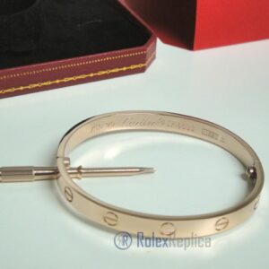 Cartier replica gioiello bracciale love oro rosa