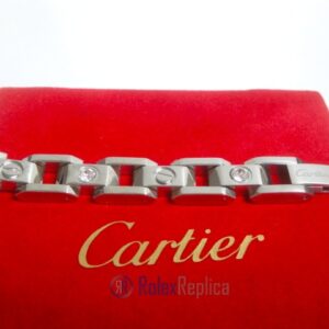 Cartier replica gioiello bracciale diamond oro bianco