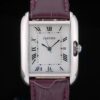 Cartier replica tank americaine acciaio strip leather cherry orologio imitazione perfetta