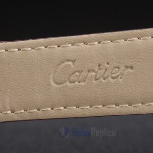 Cartier replica tank americaine acciaio strip leather cherry orologio imitazione perfetta