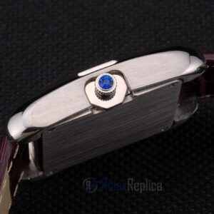 Cartier replica tank americaine acciaio strip leather cherry orologio imitazione perfetta